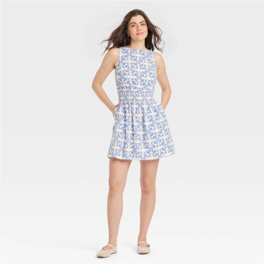 Universal Thread Women's Linen Mini Sundress